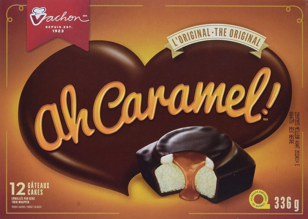 Vachon Ah Caramel! Snack Cakes (12 Cakes) 12oz BOX