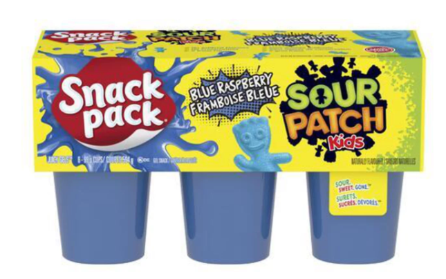 Blue Sour Patch Kids Snack Pack 594g
