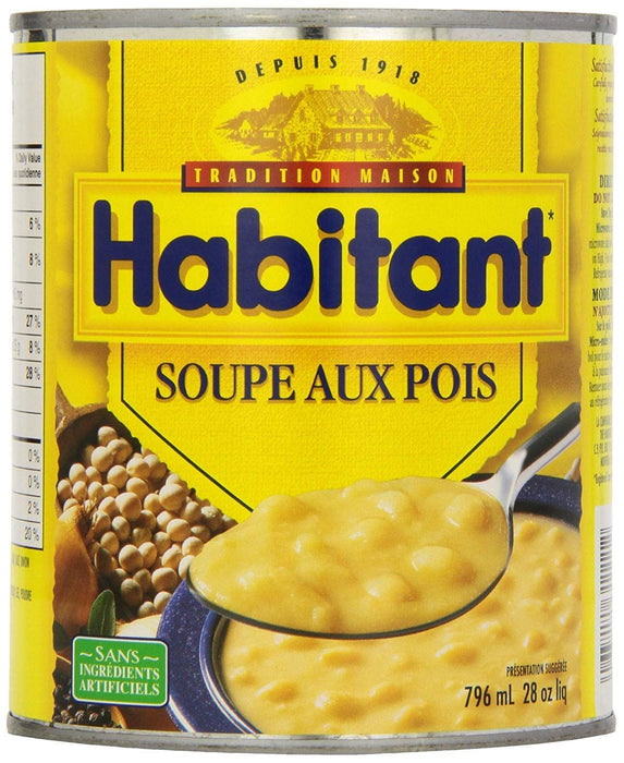 Habitant French Canadian Pea Soup 796ml/28 FlOz Single Can