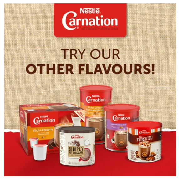 Carnation Hot Chocolate Pods Rich And Creamy 450g For Keurig 30ct