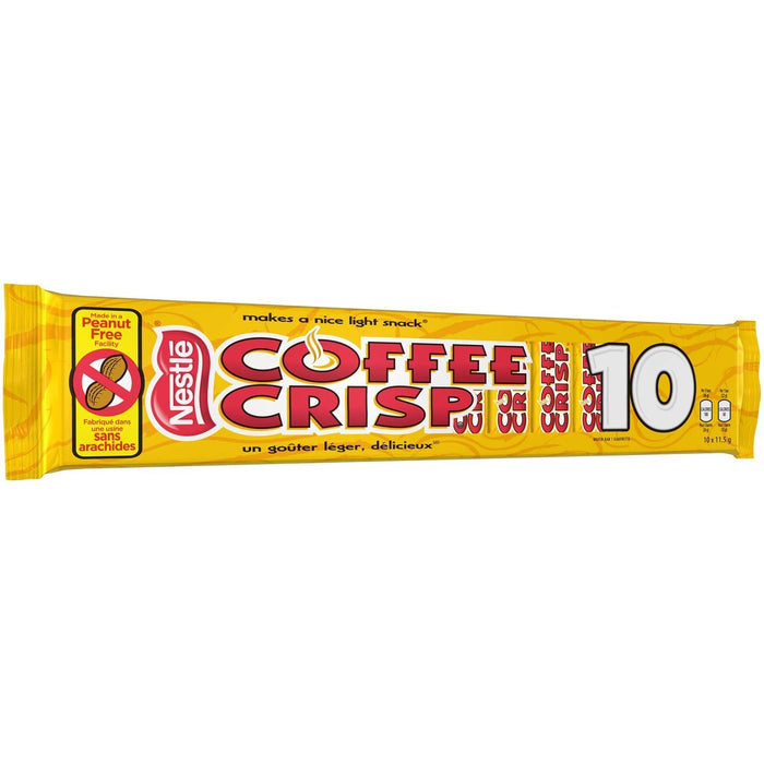 COFFEE CRISP Minis, 115g (Pack of 10) 10 Mini Bars - CanadaGrocery