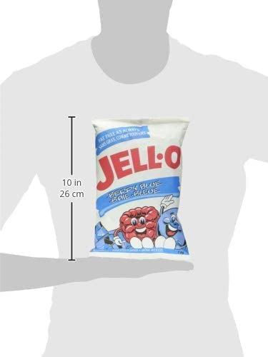 Jell-O Berry Blue Jelly Powder Gelatin Mix, 1kg/2.2lbs (Pack of 2)