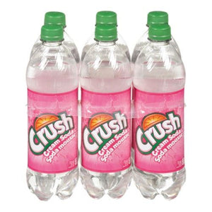 Crush Clear Cream Soda 6 Bottles, 6x710mL