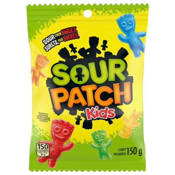 Maynards Sour Patch Kids Sour Gummy Candy, 150g/6.5oz