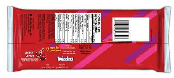 TWIZZLERS SUPER NIBS Cherry Licorice Candy, 400g