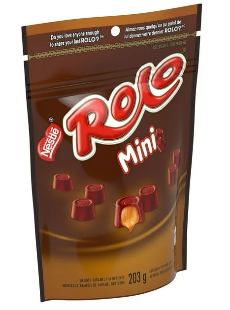 Rolo Minis Milk Chocolate And Chewy Caramel Pieces, 203g