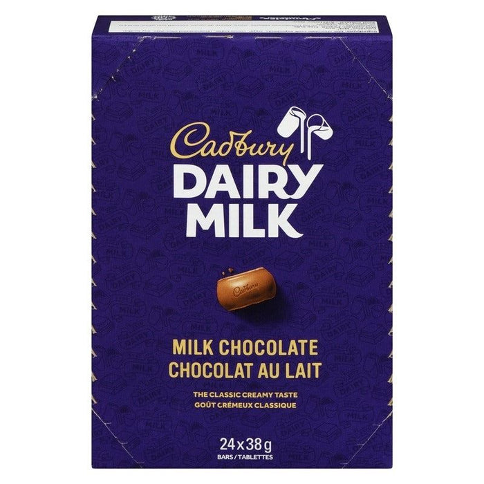Cadbury Dairy Milk Original Chocolate Bars Case, 24x38g