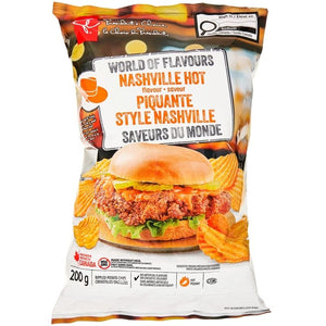 President's Choice Nashville Hot Rippled Potato Chips, 200g