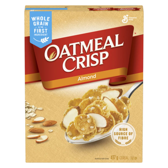 General Mills Oatmeal Crisp Almond Cereal 437g - CanadaGrocery