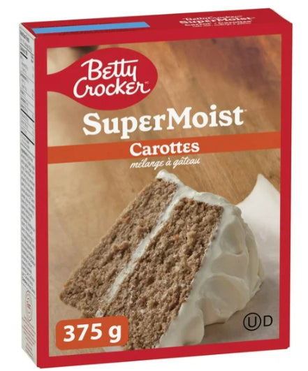 Betty Crocker Super Moist Carrot Cake Mix, 375g