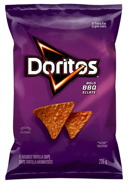 Doritos Bold BBQ Flavoured Tortilla Chips, 235g