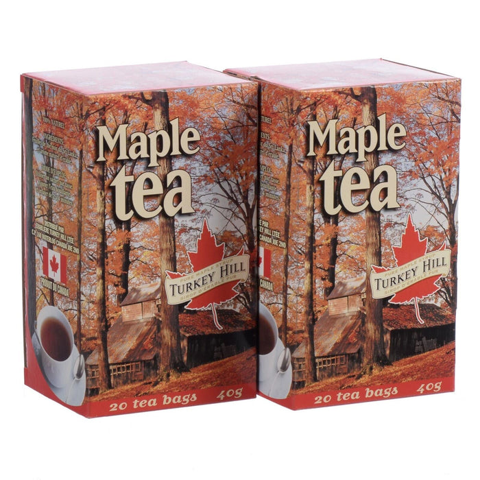 Turkey Hill Sugarbush Premium 100% Pure Canadian Maple Tea, 2 BOXES 40 BAGS