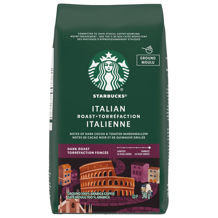 Italian Roast, Dark Roast Ground Coffee, 340g/12oz