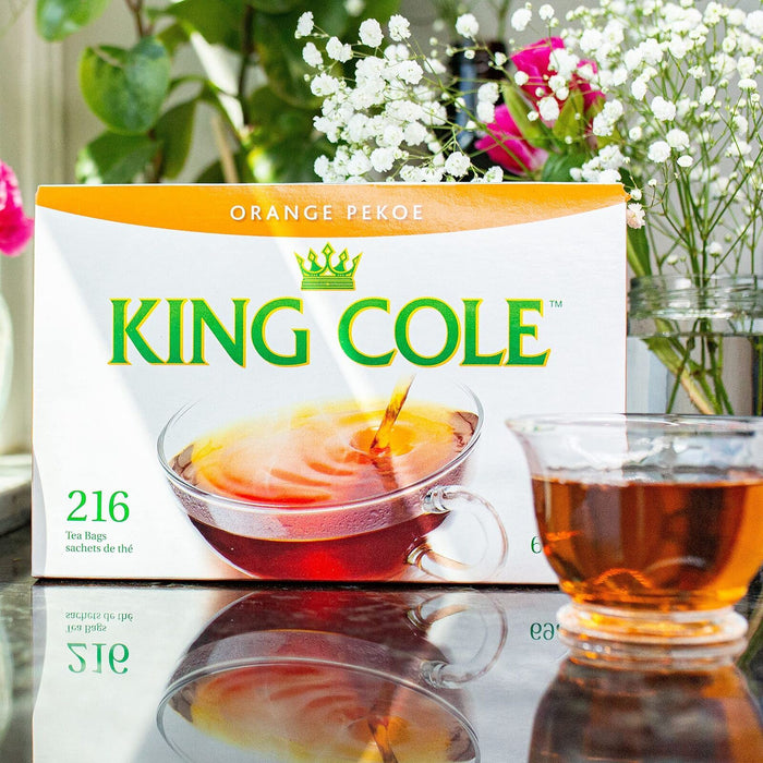 King Cole Orange Pekoe Tea Bags (216 Count), Premium Quality Loose Leaf Tea Bags