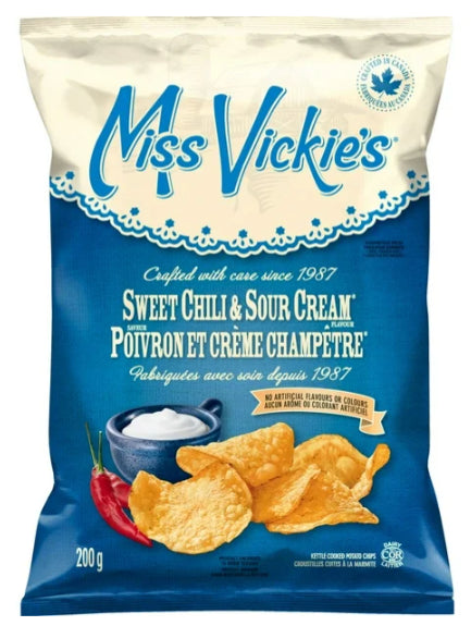 Miss Vickie's Sweet Chili & Sour Cream Flavor Potato Chips, 200g