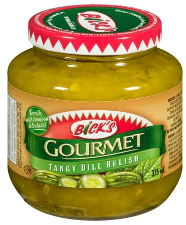 Bick's Tangy Dill Relish, 375mL