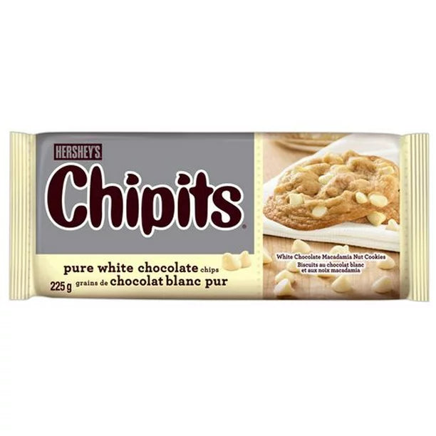 Hershey's Chipits Pure White Chocolate Chips, 225g/7.9oz