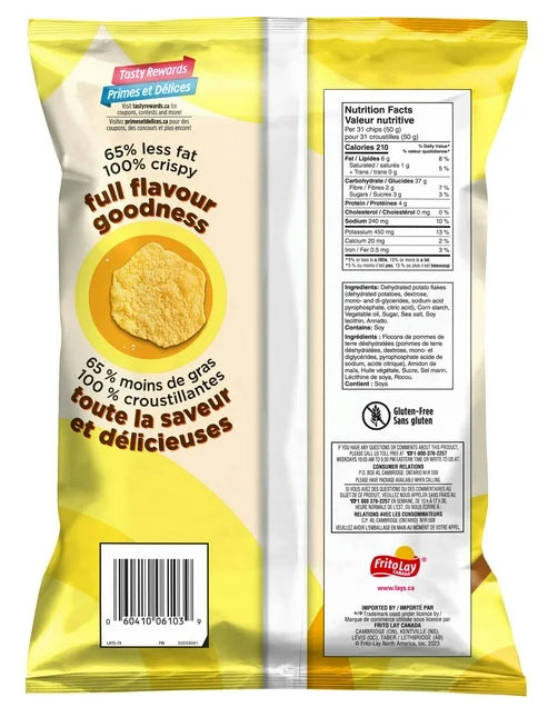 Lay's Oven Baked Potato Chips Original, 177g