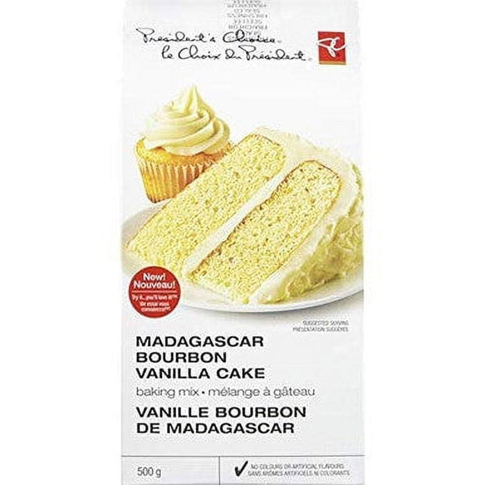 President's Choice, Vanilla Madagascar Bourbon Cake Mix, 500g/17.6oz