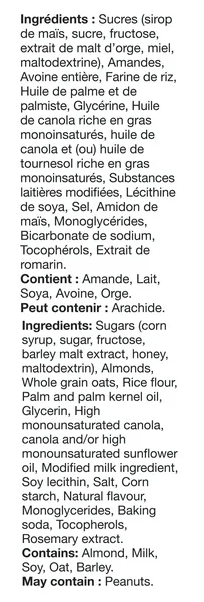 Nature Valley Granola Bars, Sweet and Salty Nut, Almond, 6 Bars, 210g