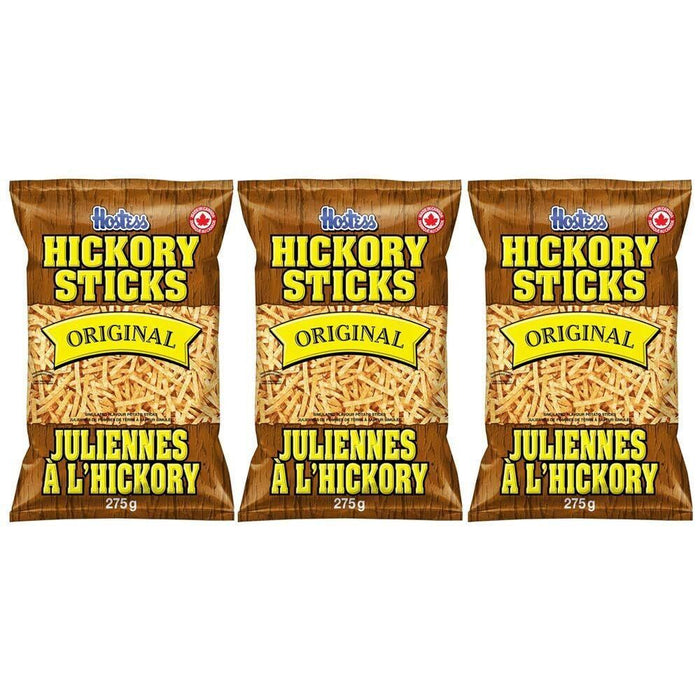 Hostess Hickory Sticks Original Potato Sticks, 275g/9.7oz 3 BAGS