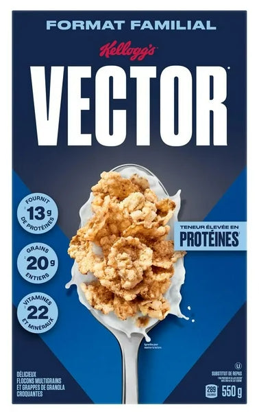 Kellogg's Vector Protein Breakfast Cereal, 550g