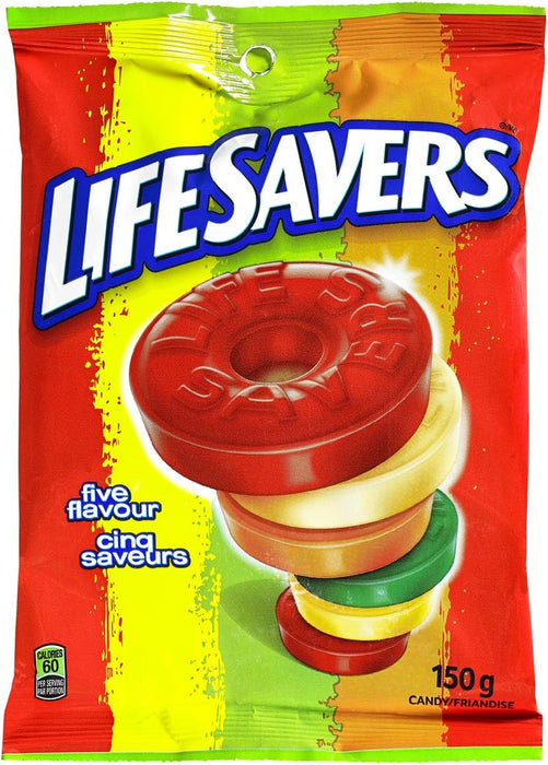 Life Savers Five Flavors 150g Each 12 Bags