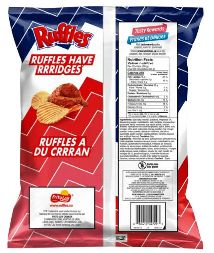 Ruffles Sweet & Spicy Flavoured Potato Chips, 200g