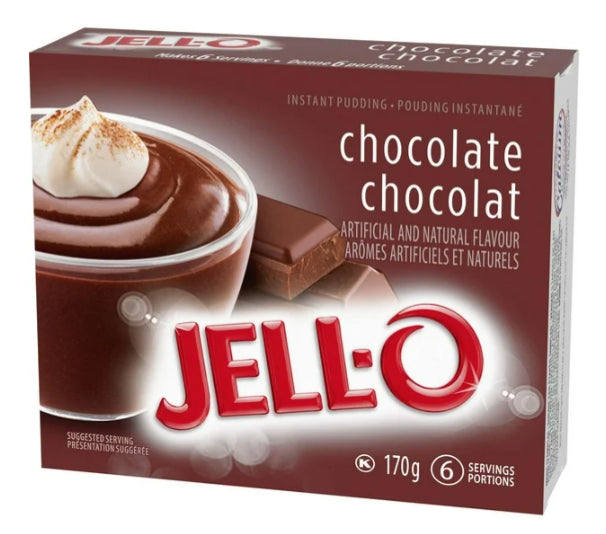 Jell-O Chocolate Instant Pudding Mix, 170g