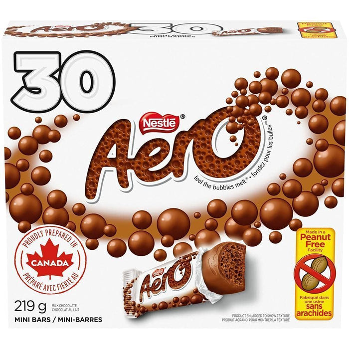 Nestle Aero Snack Size Bars 17g Each 30 Mini Sized Bars