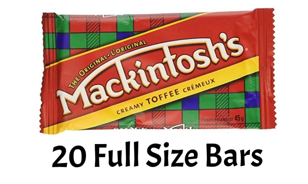 Nestle Mackintosh Toffee Bars 20 Count 45g Each From Canada