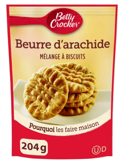 Betty Crocker Cookie Mix, Peanut Butter, 204g