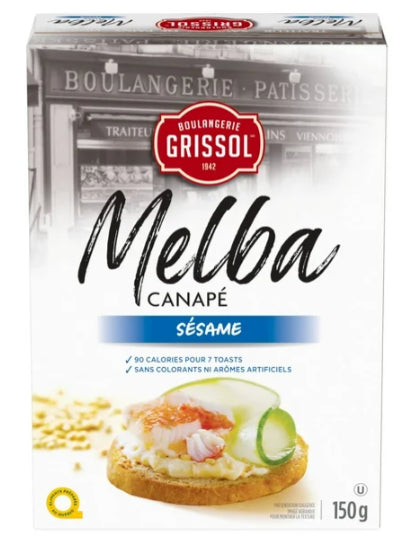 Boulangerie Grissol Melba Toast Sesame, 150g