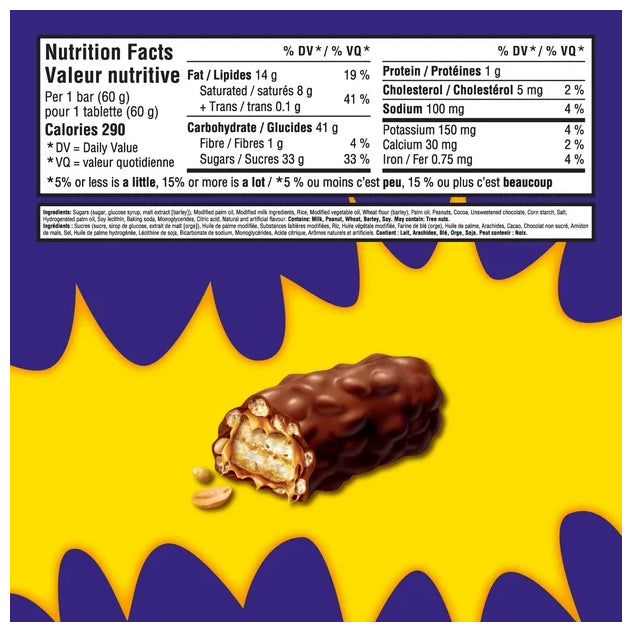 Cadbury Mr. Big, Multipack Chocolate Bars 4ct, 240g