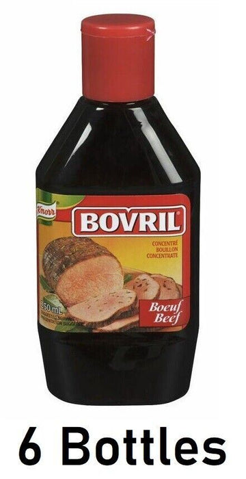 Knorr Bovril Concentrated Liquid Stock Beef 250ml Each 6 Bottles