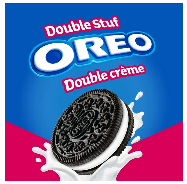 Oreo Double Stuf Chocolate Sandwich Cookies, Family Size, 436g