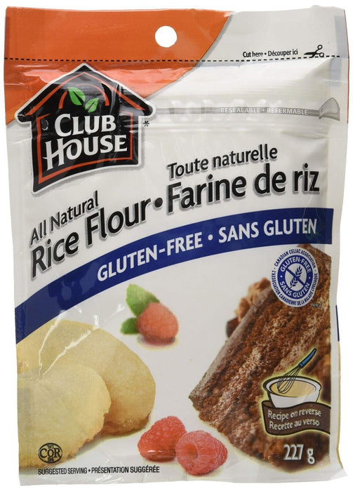 Club House Quality All Natural Baking Rice Flour, 227g/8oz