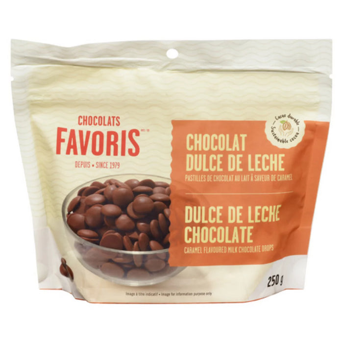 Chocolats Favoris Dulce De Leche Milk Chocolate Drops 250g