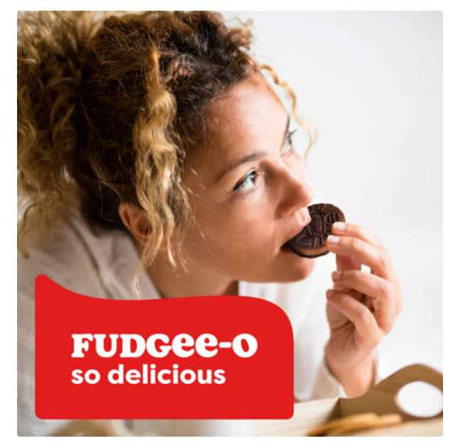 Fudgee-O Sandwich Cookies Double Stuf Creme Filled 303g