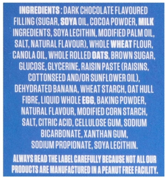 Leclerc Muffin Max Bars Banana Chocolate 223g