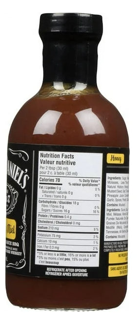 Jack Daniels Old No. 7 Honey BBQ Sauce, 473ml