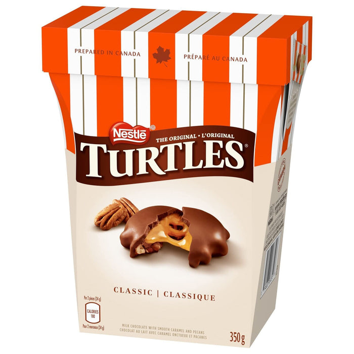 Nestle Original Turtles, Pecan 12.3oz Box, CANADIAN Product {1-5 DAY SHIPPING}