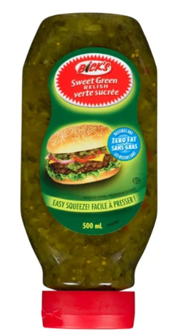 Bick's Squeeze Sweet Green Relish, 500mL