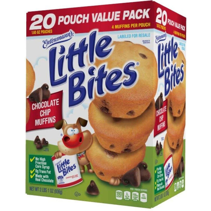 Entenmann's Little Bites Chocolate Chip Muffins (20 POUCH)