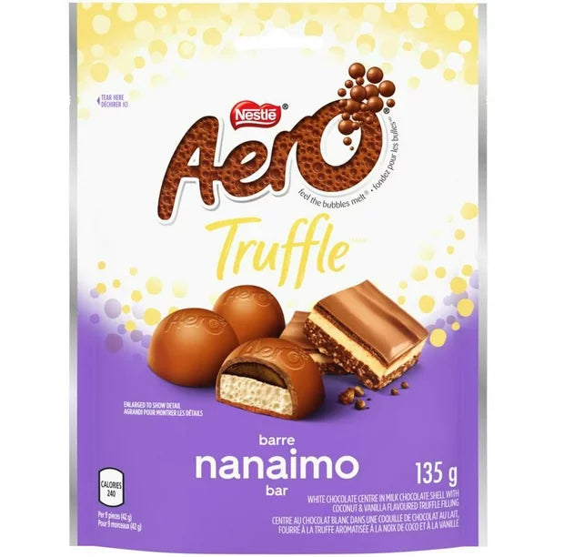 Nestle Aero Truffle Nanaimo Bar Mini's, 135g/4.8oz