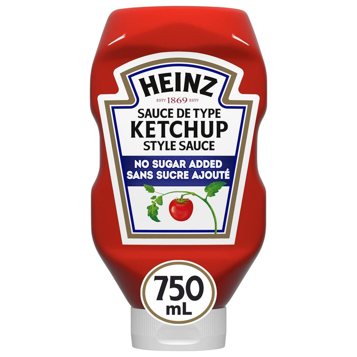 Heinz Ketchup No Sugar Added 750ml/25 fl oz