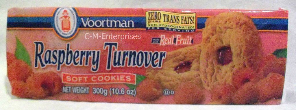 Voortman Raspberry Turnover Cookies, 10.6 oz