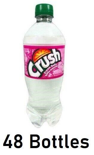 Crush Clear Cream Soda Soft Drink 591 ml/ 20oz Each 48 Bottles