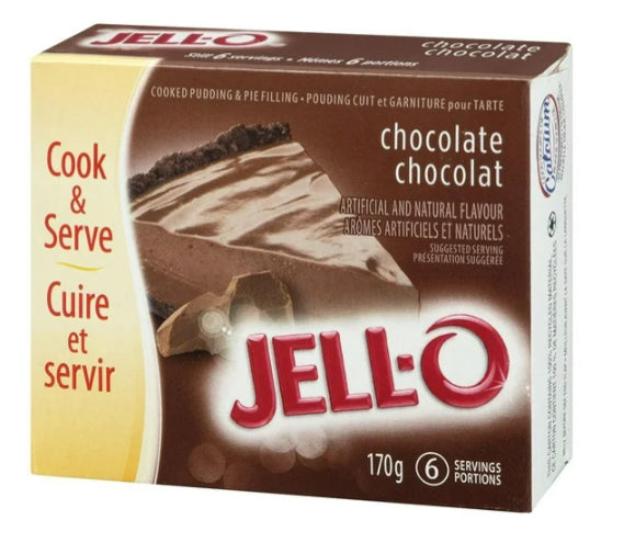 Jell-O Instant Pudding and Pie Filling, Chocolate, 170g