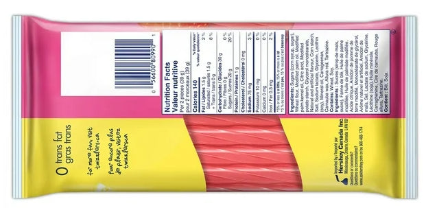 TWIZZLERS Pink Lemonade Twists, Licorice Candy, 311g